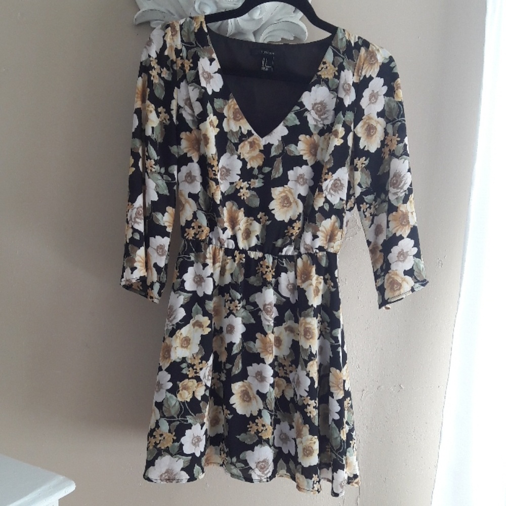 Forever 21 3/4 sleeve Dress